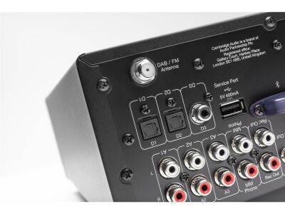 Cambridge Audio AXR mit DAB+, - UKW, DA 100D Mondgrau Stereo-Receiver