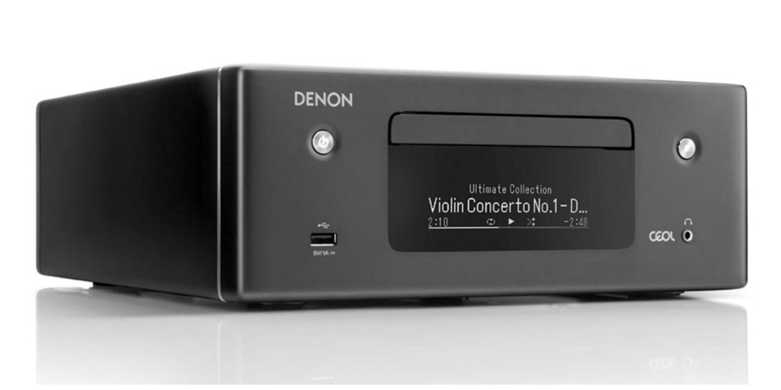 Schwarz, CD-Receiver Denon RCD-N10 kompakter